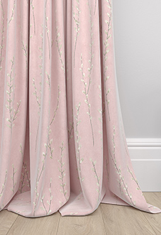 Willow Field, Precious Pink - Made to Measure Curtains